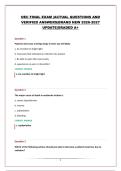 OEC FINAL EXAM &vert;ACTUAL QUESTIONS AND VERIFIED ANSWERS&vert;BRAND NEW 2026-2027 UPDATE&vert;GRADED A&plus;