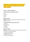 New Mexico EL 1J Electrical Distribution Journeyman Exam &NewLine;COMPLETE QUESTIONS AND CORRECT ANSWERS LATEST &NewLine;UPDATE  2026&sol;2027 