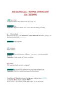BIOD 101 MODULE 1 &ndash; PORTAGE LEARNING EXAM 2026 &lpar;TEST BANK&rpar; 