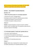 NYC City Assessor &lpar;Promotion&rpar; Examination ACTUAL EXAM &NewLine;COMPLETE QUESTIONS AND DETAILED SOLUTIONS