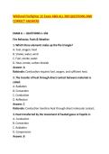 Wildland Firefighter 1C Exam A&B ALL 300 QUESTIONS AND &NewLine;CORRECT ANSWERS 