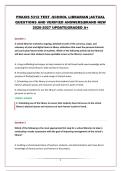PRAXIS 5312 TEST -SCHOOL LIBRARIAN &vert;ACTUAL QUESTIONS AND VERIFIED ANSWERS&vert;BRAND NEW 2026-2027 UPDATE&vert;GRADED A&plus;
