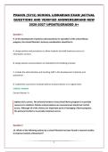 PRAXIS &lpar;5312&rpar; SCHOOL LIBRARIAN EXAM &vert;ACTUAL QUESTIONS AND VERIFIED ANSWERS&vert;BRAND NEW 2026-2027 UPDATE&vert;GRADED A&plus;