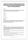 PRAXIS 5422 SCHOOL COUNSELOR EXAM &vert;ACTUAL QUESTIONS AND VERIFIED ANSWERS&vert;BRAND NEW 2026-2027 UPDATE&vert;GRADED A&plus;