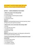 OLD SPAGHETTI FACTORY SERVER EXAM 300 Practice &NewLine;Questions&comma; Correct Answers & Detailed Rationales