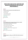 RPSGT MOCK EXAM &vert;ACTUAL QUESTIONS AND VERIFIED ANSWERS&vert;BRAND NEW 2026-2027 UPDATE&vert;GRADED A&plus;