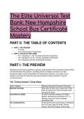 The Elite New Hampshire School Bus Certificate Test Bank 2026&sol;2027 &vert; Grandmaster Scenarios & Saf-C&sol;RSA Axioms