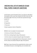 ARIZONA REAL ESTATE BUNDLED EXAMS FINAL PAPER COMPLETE QUESTIONS&period;pdf&NewLine;&NewLine;