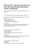 Wisconsin CPA &ndash; Wisconsin Accountancy Law Exam 300 Practice Questions with Answers&comma; Choices&comma; and Rationales&period;pdf&NewLine;&NewLine;