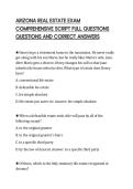 ARIZONA REAL ESTATE EXAM COMPREHENSIVE SCRIPT FULL QUESTIONS&period;pdf&NewLine;&NewLine;