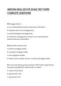ARIZONA REAL ESTATE EXAM TEST PAPER COMPLETE QUESTIONS&period;pdf&NewLine;&NewLine;
