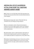 ARIZONA REAL ESTATE SALESPERSON ACTUAL EXAM SCRIPT FULL QUESTIONS&period;pdf&NewLine;&NewLine;