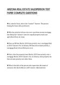 ARIZONA REAL ESTATE SALESPERSON TEST PAPER COMPLETE QUESTIONS&period;pdf&NewLine;&NewLine;