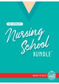 The Complete Nursing School Bundle &vert; Nursing Study Guide&comma; Exam Review & NCLEX Preparation
