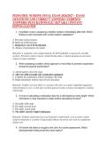 PEDIATRIC NURSING FINAL EXAM 2026&sol;2027 &ndash; EXAM &NewLine;QUESTIONS AND CORRECT ANSWERS &lpar;VERIFIED &NewLine;ANSWERS&rpar; PLUS RATIONALE &vert; 2027 Q&A &vert; INSTANT &NewLine;DOWNLOAD PDF