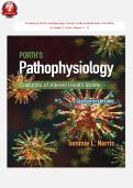 TEST BANK For Porth's Pathophysiology Concepts of Altered Health States 11th Edition by Tommie L&period; Norris&comma; Verified Chapters 1 - 52&comma; Complete Newest Version&semi; Grade A&plus;