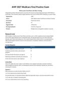 AHIP 2027 Medicare Final Practice Exam &lpar;PDF&rpar; &vert; 2027 &vert; Medicare Exam Questions &vert; Medicare