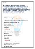 North Carolina Assisted Living Administrator State Exam Vault &lpar;Latest 2026&rpar; &vert; 100 Unique Q&As & DHSR Code Rationales