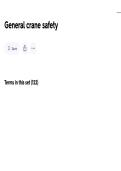 General Crane Safety &ndash; Study Guide & Practice Questions