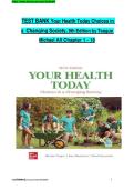 Test Bank for Your Health Today&colon; Choices in a Changing Society 8th Edition by Michael L&period; Teague&comma; Sara Mackenzie & David Rosenthal &ndash; Chapters 1&ndash;18