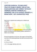 CST Practice Exam &num;1 Certified Surgical Technologist Vault &lpar;Latest 2026&rpar; &vert; 180 Unique Q&As & Clinical Rationales