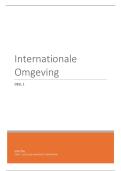 Lesnotities Internationale Omgeving Deel 1 &lpar;2025&sol;2026&rpar; - Universiteit Antwerpen