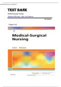 TEST BANK  Medical-Surgical Nursing   Adrianne Dill Linton &comma; Mary Ann Matteson   Chapter 1-63   7th Edition