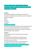 WGU D320 EXAM &lpar;JYO2&rpar; &ndash;COMPREHENSIVE PRACTICE QUESTIONS&colon; CORRECT ANSWERS AND DETAILED RATIONALES FOR GRADE A&plus; ASSURANCE
