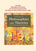 Test Bank for Philosophies and Theories for Advanced Nursing Practice 5th Edition &ndash; 725 Exam Questions with Answers & Rationales &vert; Instant Download PDF