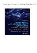 Government and Not-for-Profit Accounting 10th Edition Solutions Manual &vert; Granof&comma; Khumawala&comma; Calabrese & Mead&NewLine;&NewLine;