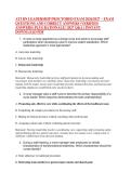 ATI RN LEADERSHIP PROCTORED EXAM 2026&sol;2027 &ndash; EXAM &NewLine;QUESTIONS AND CORRECT ANSWERS &lpar;VERIFIED &NewLine;ANSWERS&rpar; PLUS RATIONALE &vert; 2027 Q&A &vert; INSTANT &NewLine;DOWNLOAD PDF