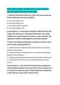 IOWA DENTAL BOARD JURISPRUDENCE EXAM COMPLETE PRACTICE QUESTIONS AND STUDY GUIDE