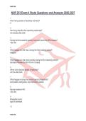NUR 253 Exam 4 Study Questions and Answers 2026-2027