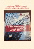 Fundamentals of Financial Management 15th Edition Brigham Houston Test Bank &vert; 700&plus; Exam Questions & Detailed Rationales &vert; Instant Download PDF &vert; Guaranteed Pass