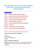 NSG 3500 Midterm Exam &ndash; Maternal Health 2026&sol;2027 &NewLine;&vert; Galen College of Nursing &vert; Actual Questions & &NewLine;Detailed Rationales 