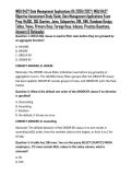WGU D427 Data Management Applications OA 2026&sol;2027 &vert; WGU D427 Objective Assessment Study Guide&comma; Data Management Applications Exam Prep&comma; MySQL&comma; SQL Queries&comma; Joins&comma; Subqueries&comma; DDL&comma; DML&comma; Database Design&comma; Tables&comma; Views&comma; Primary Keys&comma; Foreign Keys&comma; Indexes&comma; P