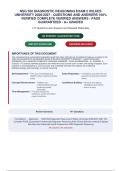 NSG 550 DIAGNOSTIC REASONING EXAM 2 WILKES&NewLine;UNIVERSITY 2026&sol;2027 - QUESTIONS AND ANSWERS 100&percnt;&NewLine;VERIFIED COMPLETE VERIFIED ANSWERS - PASS&NewLine;GUARANTEED - A&plus; GRADED