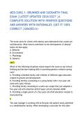 MED-SURG 1- BRUNNER AND SUDDARTH FINAL EXAM &vert;LATEST UPDATED 2026&sol;2027 &vert;A COMPLETE SOLUTION WITH VERIFIED QUESTIONS AND ANSWERS WITH RATIONALES &vert;GET IT 100&percnt; CORRECT &vert;GRADED A&plus; 