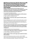 NURS 6501 Advanced Pathophysiology 2026&sol;2027 &vert; Walden University NURS 6501 Exam Study Guide&comma; Advanced Pathophysiology Exam Prep&comma; Cellular Injury&comma; Inflammation&comma; Immunity&comma; Genetics&comma; Neoplasia&comma; Cardiovascular&comma; Respiratory&comma; Renal&comma; Endocrine & Neurological Dis