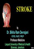 LUMHS Internal Medicine&colon; Comprehensive Stroke Lecture Notes &lpar;Dr&period; Bikha Ram Devrajani&rpar;
