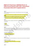 NRNP 6675 Final Exam 2026&sol;2027 &vert; Week 11 &vert; Questions & Answers &vert; Complete Review