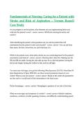 Fundamentals of Nursing&colon; Caring for a Patient with &NewLine;Stroke and Risk of Aspiration &ndash; Vernon Russell &NewLine;Case Study