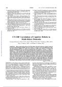 Multi-Infarct Dementia &lpar;MID&rpar; Research Summary &ndash; Kitagawa et al&period; &lpar;Stroke Journal&comma; 1984&rpar;