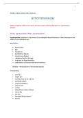 NURS 5433&vert; Study Guide Endocrine System&vert; HYPOTHYROIDISM&vert; With complete solution&vert; Updated RATED A&plus; &vert; University of Texas&comma; Arlington