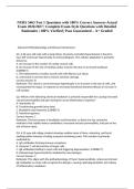 &NewLine;NURS 5463 Test 1 Questions with 100&percnt; Correct Answers Actual Exam 2026&sol;2027 &vert; Complete Exam-Style Questions with Detailed Rationales &vert; 100&percnt; Verified &vert; Pass Guaranteed &ndash; A&plus; Graded