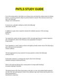 PHTLS STUDY GUIDE QUESTIONS AND ANSWERS