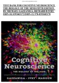 Test Bank&colon; For Cognitive Neuroscience the Biology of the Mind Fifth Edition by Michael Gazzaniga&comma; Richard B Ivry&period;&period;&period;