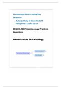 NCLEX-RN Pharmacology Practice Questions&colon; 100&plus; MCQs with Rationales &vert; Medication Safety&comma; Drug Interact