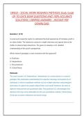 SW650 &ndash; SOCIAL WORK RESEARCH METHODS Study Guide UP-TO-DATE EXAM QUESTIONS AND 100&percnt; ACCURATE SOLUTIONS &vert; VERIFIED ANSWERS - INSTANT PDF DOWNLOAD&period;