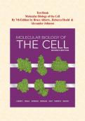 Molecular Biology of the Cell 7th Edition Test Bank &vert; 740 Exam Questions with Detailed Answers & Rationales &vert; Alberts Heald Johnson &vert; Instant Download Study Guide